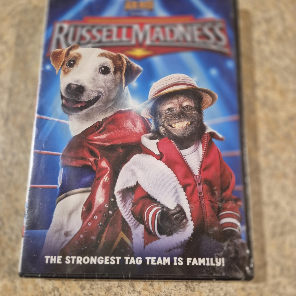 Airbud New Sealed In Plastic Russell Madness DVD - Family Fun Movie